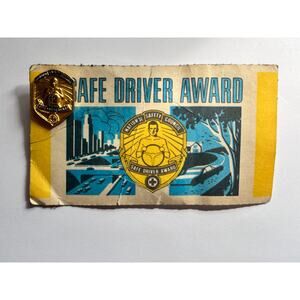 1985 US Postal Service National Safety Council Safe Driver Award Pin 12 Years